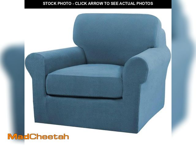 Lot 74-12221688 - Turquoize 2 Piece Chair Covers Chair Slipcovers for Living Room Armchair Couch Cover Chair Sofa Cove...