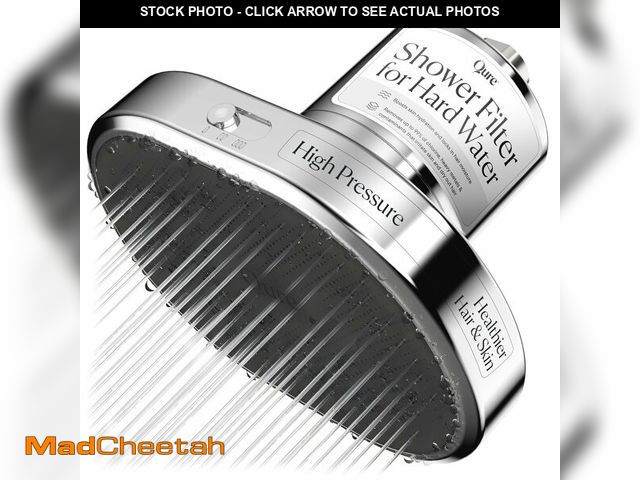 Lot 74-13573764 - Qure Shower Filter Head for Hard Water, healthier Hair, Skin &amp; Nails, Reduces 99% Chlorine, High...