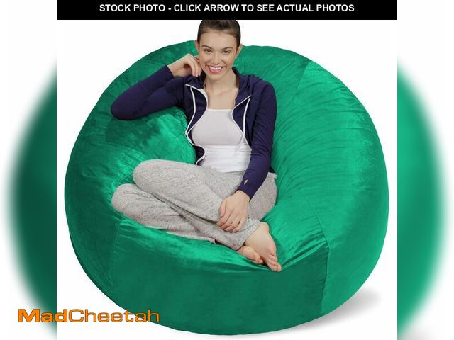 Lot 74-13041688 - Sofa Sack Bean Bag Chair Cover, 5-Feet, Aqua Marine - UNUSED