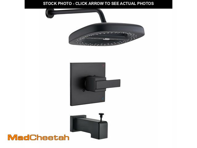 Lot 74-13997175 - Ultrimkit 12" Rainfall Shower Faucet Compatible with Delta 13/14 Series Tub Trim Kit, 3 Setting Show...