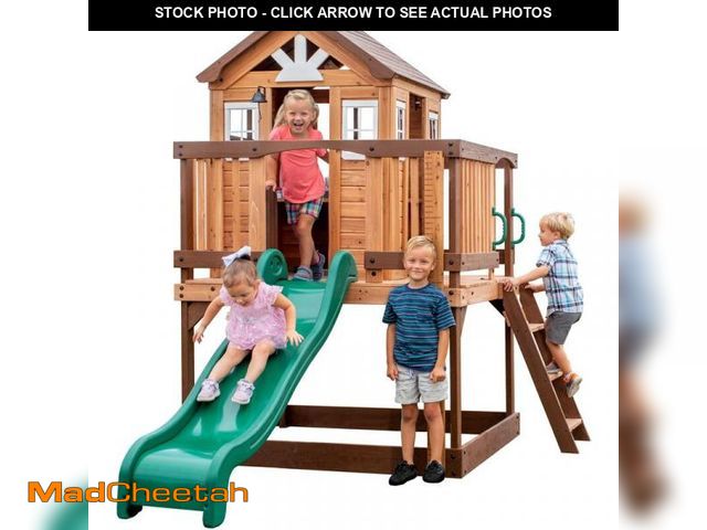 Lot 74-12203311 - Backyard Discovery Echo Heights Playhouse (4 Boxes Total) - USED