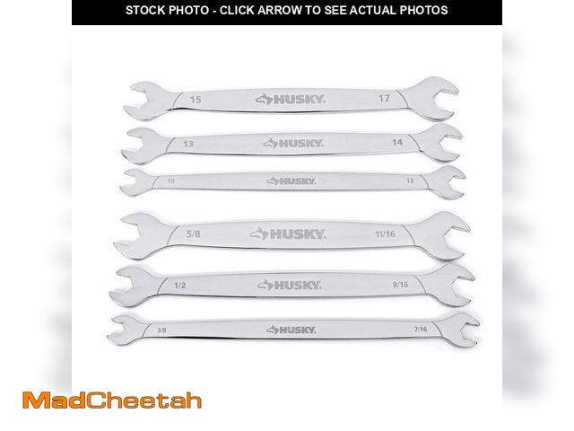 Lot 74-14182283 - *MISSING ONE* Husky Thin Head Access Wrench Set (6-Piece) *MISSING ONE*  - UNUSED