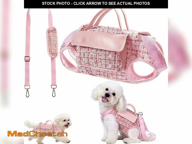 Lot 74-13568307 - Dog Lift Harness Backpack for Small Dogs Cats, Adjustable Straps Dog Sling Carrier Full Body for Hik...