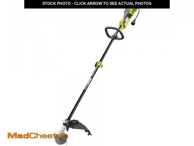 Lot 74-12365470 - (MISSING HARDWARE) RYOBI 18 in. 10 Amp Attachment Capable Electric String Trimmer - USED