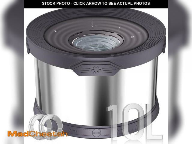 Lot 74-12314614 - UPSKY Dog Water Bowl No Spill 10L Stainless Steel, 2.6 Gallon Large Capacity Spill-Proof Dog Bowls, ...