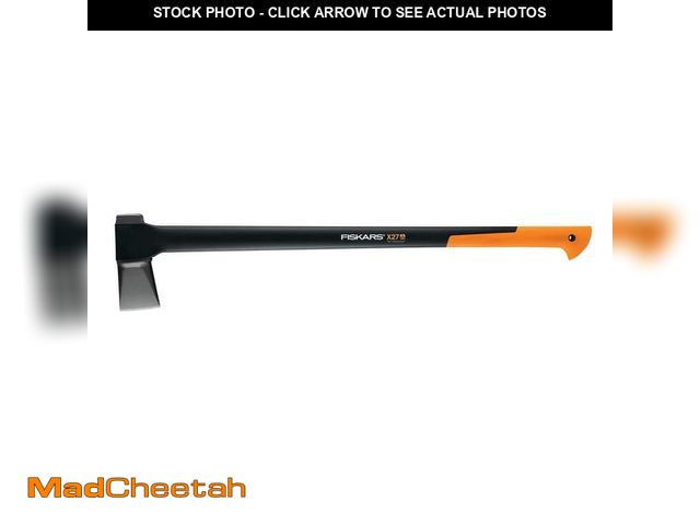 Lot 74-12889809 - *DIRTY* Fiskars X27 6.3 lb. Super Splitting Axe with 36 in. Shock-absorbing Handle *DIRTY*  - USED