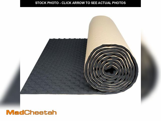 Lot 74-13067303 - uxcell Studio Sound Acoustic Absorption Car Heatproof Foam Deadener 19.7"x118" 16sqft - UNUSED