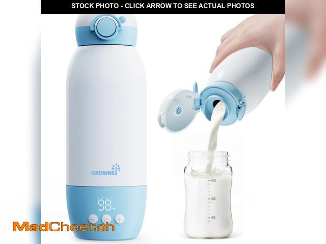 Lot 74-11555398 - Portable Bottle Warmer, GROWNSY Fast Baby Bottle Warmer On The Go, Cordless Travel Milk Warmer for B...