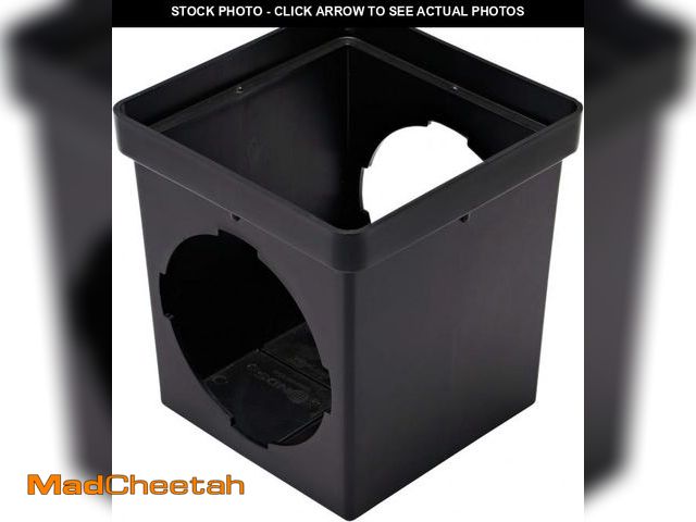 Lot 74-12137910 - NDS 900 Square Catch Basin Drain With 2 Openings, Connect to 3-Inch, 4-Inch, 6-Inch &amp; 8-Inch Dra...