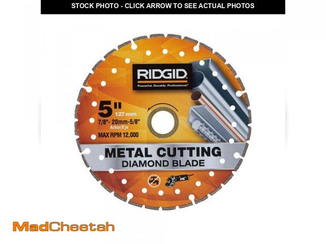 Lot 74-12143121 - RIDGID 5 in. Metal Cutting Diamond Blade - UNUSED