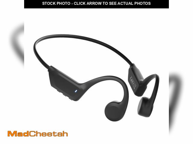 Lot 74-14147758 - Gelecek New Waterproof Open-Ear Bone Conduction Headphones - Bluetooth 6.0, 10-Hour Battery Life, Ul...