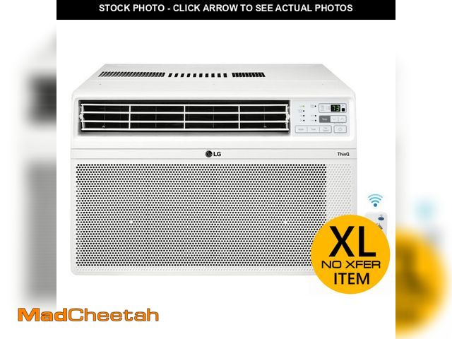 Lot 74-12559322 - LG 14,000 BTU 115V Window Air Conditioner Cools 700 sq. ft. with Wi-Fi, Remote, Dehumidifier and in ...