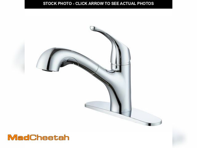 Lot 74-12687564 - Mainstays Pull Out Kitchen Faucet in Chrome - UNUSED