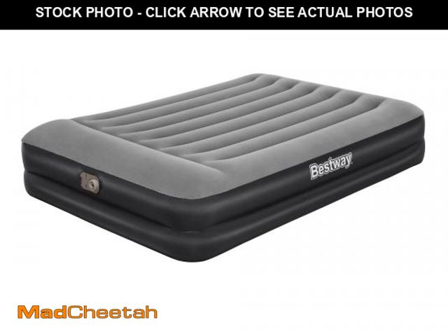 Lot 74-12536291 - Bestway Tritech Air Mattress Queen 12 in. with Built-in AC Pump and Antimicrobial Coating - UNUSED