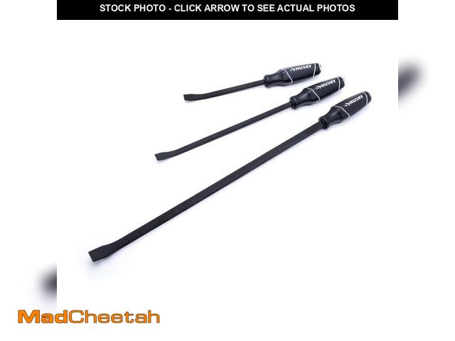Lot 74-12989022 - Husky Pry Bar Set (3-Piece) - UNUSED