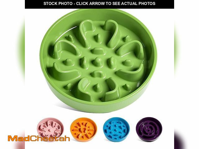 Lot 74-14061508 - LE TAUCI Slow Feeder Dog Bowls Ceramic, 3 Cups Slow Feeding Dog Bowl Medium Large Breed, Pet Bowl fo...