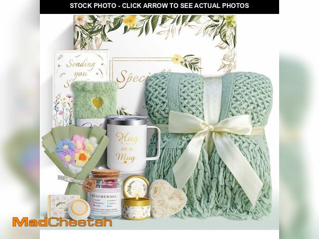 Lot 74-12701106 - Gift Baskets for Women, 11 PCS Unique Birthday Gifts for Women, Self Care Gift Baskets, Thank You, G...