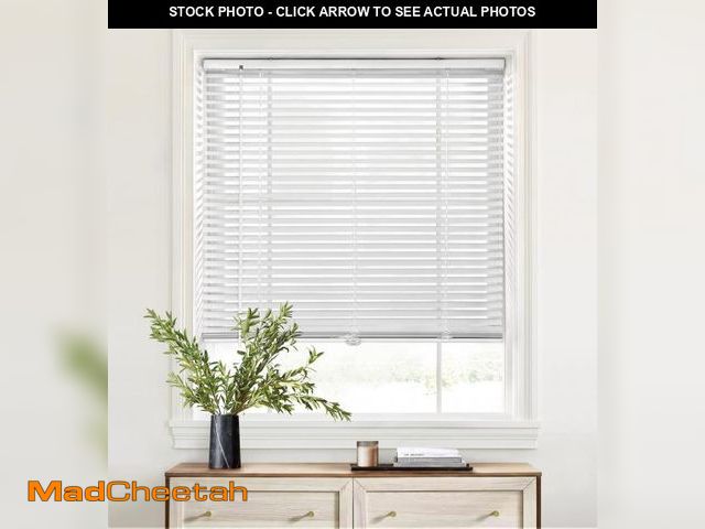 Lot 74-12006451 - LazBlinds Cordless 1" Aluminum Horizontal Mini Blinds, Light Filtering Blinds for Windows, Blinds &a...