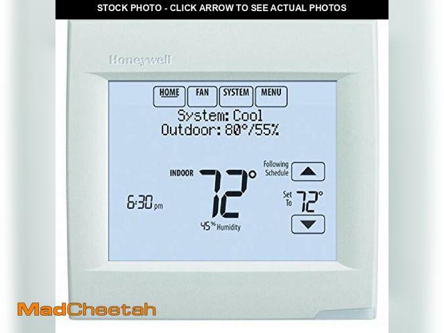 Lot 74-12701760 - Honeywell TH8321WF1001 Touchscreen Thermostat WiFi Vision Pro 8000 with Stages Upto 3 Heat / 2 Cool ...