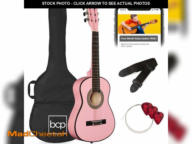 Lot 74-12765211 - Best Choice Products Walmart Exclusive 30in Kids Acoustic Guitar Beginner Starter Kit w/ Strap, Case...