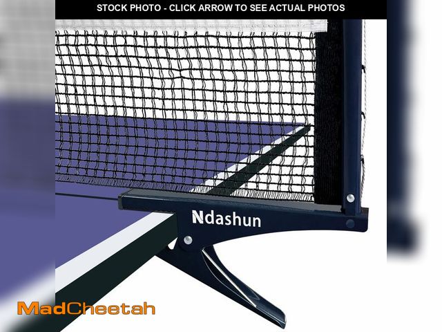 Lot 74-14270445 - Ndashun Premium Ping Pong Net with Clamps, Collapsible Table Tennis Net and Post Set, Spring Activat...