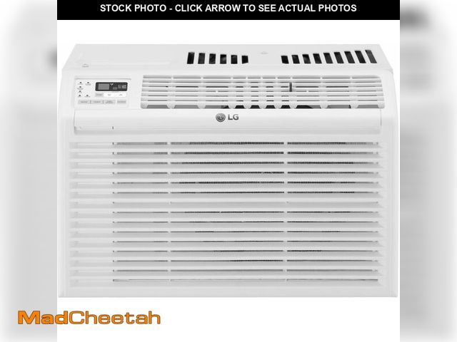 Lot 74-13331568 - LG 6,000 BTU Window Air Conditioner, 115V, Cools 250 Sq.Ft. for Bedroom, Den, Living Room, Quiet Ope...