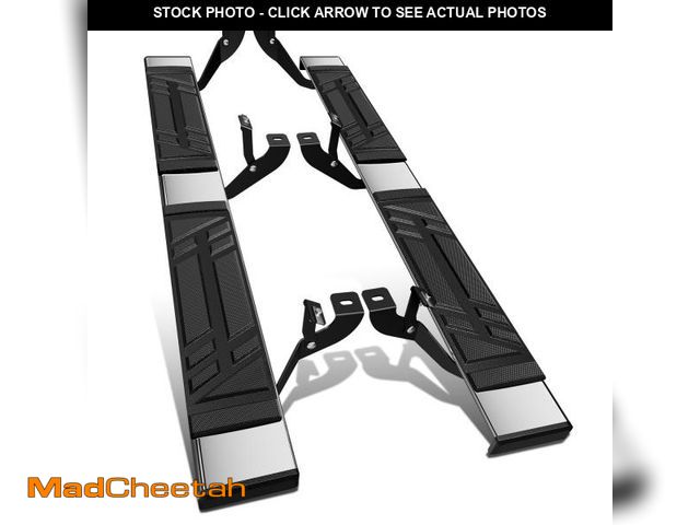 Lot 74-12242852 - DNA MOTORING 6.5" Running Boards Side Steps Compatible with 1999-2013 Chevy Silverado/Sierra 1500 St...