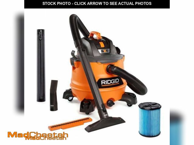 Lot 74-12027451 - (MISSING ALL ACCESSORIES) RIDGID 14 Gal. 6.0 Peak HP NXT Shop Vacuum HD1400 Wet Dry Vac with Fine Du...