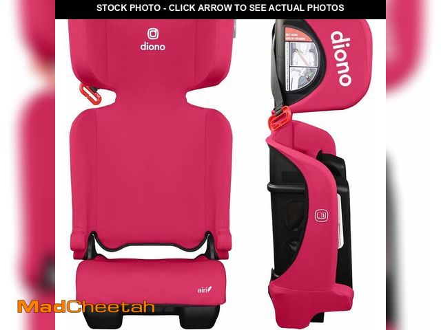 Lot 74-14304739 - Diono Airi Lightweight High Back Booster Seat, Foldable Travel Friendly, Slim 3-Across Fit, 40-100 l...