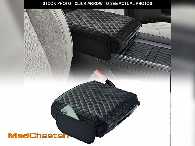 Lot 74-13040342 - JOYTUTUS Center Console Cover for Ram 1500, 2500, 3500 (2019-2025) - Leather Arm Rest Cover with 2 P...