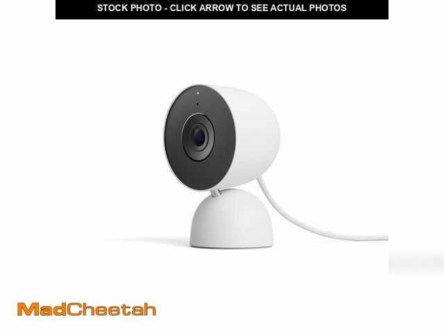 Lot 74-13569640 - Google Nest Cam Indoor (Wired, 3rd Gen) - Security Camera with 2K Video and Gemini, Night Vision, 2-...