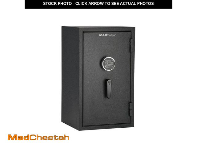 Lot 74-13821662 - MAXSafes 2.0 cu. ft. Fireproof and Waterproof Safe with Electronic Digital Key Pad Access in Black -...