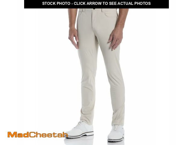 Lot 74-12457734 - PGA TOUR Men's 5-Pocket Performance Pull-on Golf Pants, 30"/32" Inseams, 4-Way Stretch, Moisture-Wic...
