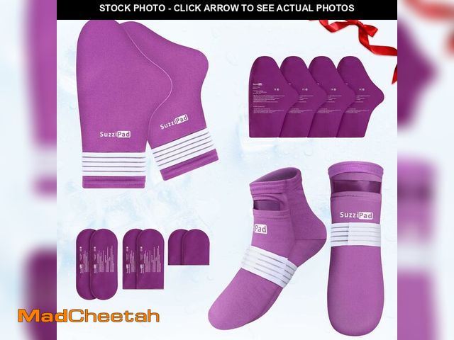 Lot 74-12978314 - SuzziPad Cold Socks &amp; Hand Ice Pack, Cooling Gloves for Chemotherapy, Chemo Care Package for Wom...