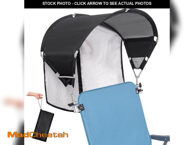 Lot 74-12122450 - Universal Umbrella - UPF 50+ Sun Shade, Adjustable Clamp Clip, Beach, Wagon, Zero Gravity, Sports &a...