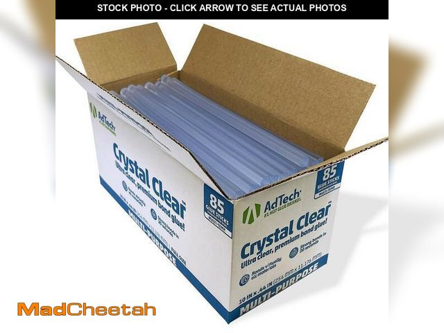 Lot 74-12557750 - AdTech 10 in. x 7/16 in. Dia Hot Melt Multi Temperature Full Size Glue Sticks (5 lb. Bulk Pack) - UN...