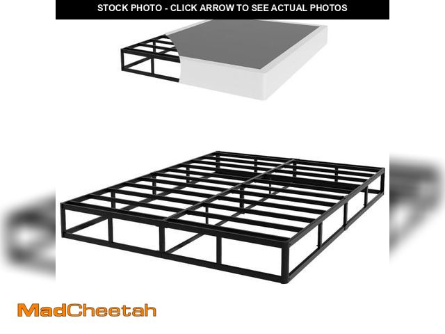 Lot 74-12493942 - (MISSING COVER,HARDWARE) YORMDMO 9 Inch King Box Spring, High Profile King Size Box Spring Only, Stu...