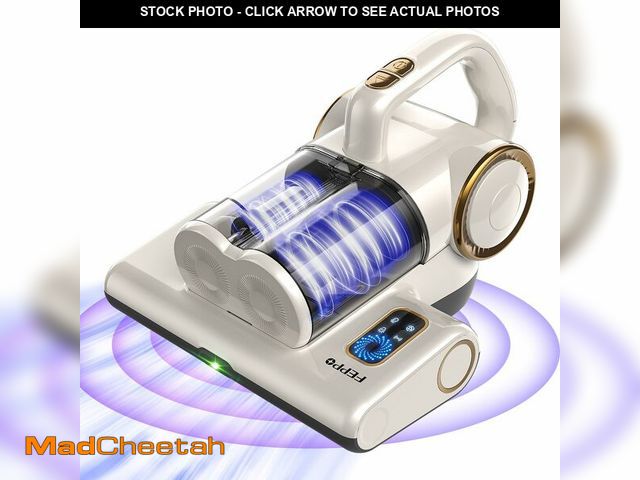 Lot 74-14208567 - FEPPO Mattress Vacuum Cleaner, 16Kpa Bed Vacuum Cleaner with 253.7nm UV-C Light, 140ÃÂ°F Heat, HEPA...