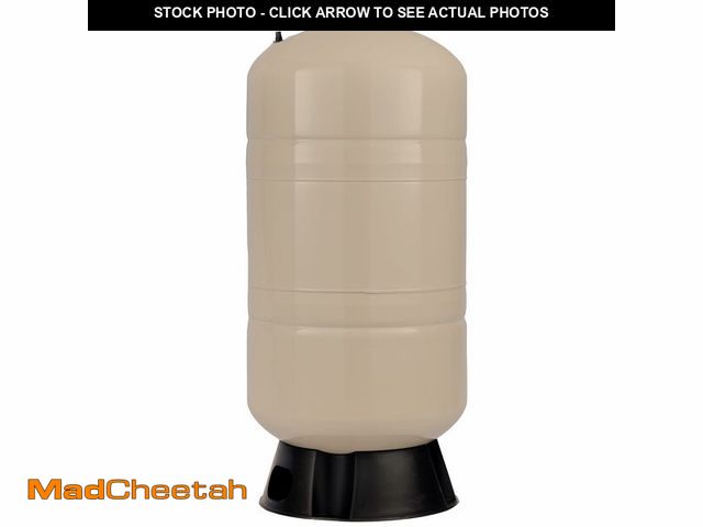 Lot 74-13788023 - Red Lion RL34A 34-Gallon Vertical Pre-Charged Pressure Tank with Thermoplastic Base for Well Pumps, ...