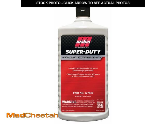 Lot 74-14269811 - Malco Super Duty Heavy Cut Compound - Professional Cutting, Polishing and Finishing Compound/for Aut...