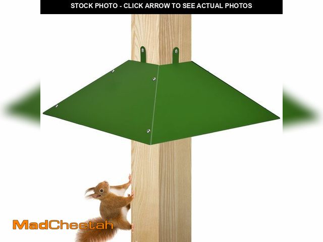 Lot 74-12456458 - Metal Squirrel Baffle for 4.5x4.5 Post, Squirrel Barrier, Outside Wooden Pole Mount Squirrel Guards ...
