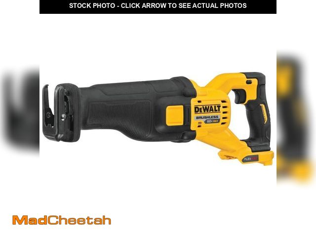Lot 74-13133423 - DEWALT FLEXVOLT 60V MAX Cordless Brushless Reciprocating Saw (Tool Only) - USED