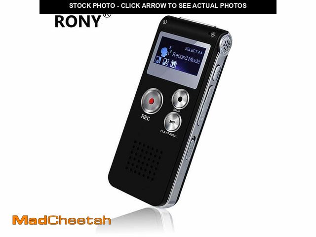 Lot 74-12764521 - RONY 32GB Digital Voice Recorder MP3 Player for Lectures, Interviews - Mini Portable Dictaphone with...
