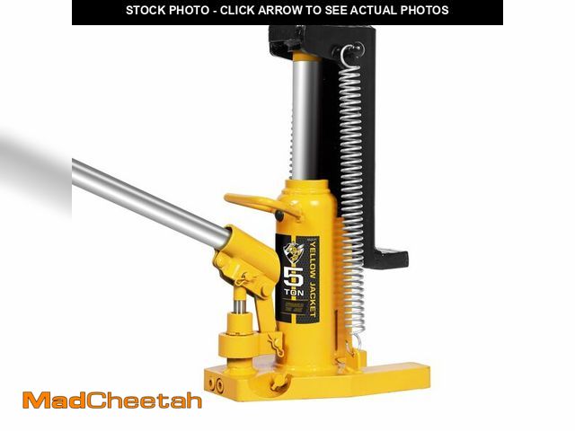 Lot 74-14611332 - YELLOW JACKET Toe Jack 2.5 Ton Toe/ 5 Ton Top Capacity Hydraulic Machine Jack Lift,Air Hydraulic Cla...