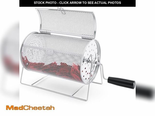 Lot 74-13630731 - Teenyyou 7.09" X 4.72" Small Raffle Drum Upgraded Ticket Spinner Detachable Handle Holds 600 Tickets...