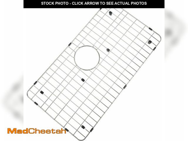 Lot 74-14348021 - MONSINTA Kitchen Sink Grid and Sink Protectors, Stainless Steel Sink Grids for Bottom of Kitchen Sin...