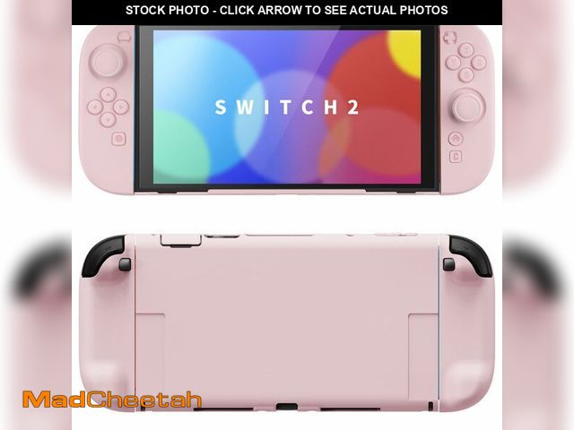 Lot 74-14271272 - PlayVital Hard Case for Nintendo Switch 2 with Extra Stand &amp; Thumb Grip Caps | Split Design, Doc...