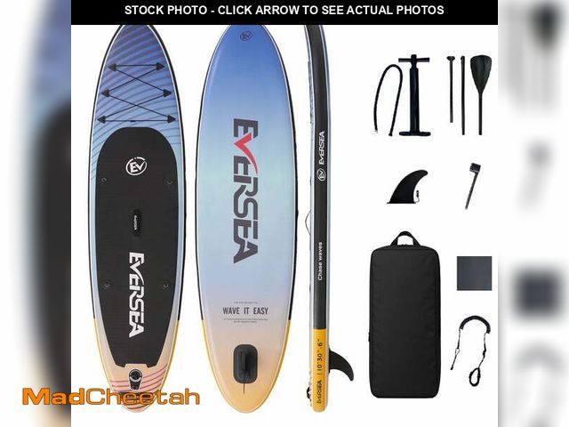 Lot 74-14587934 - MSEASFREE Inflatable Stand up Paddle Board, 10ft Paddle Boards with Premium SUP Accessories - UNUSED
