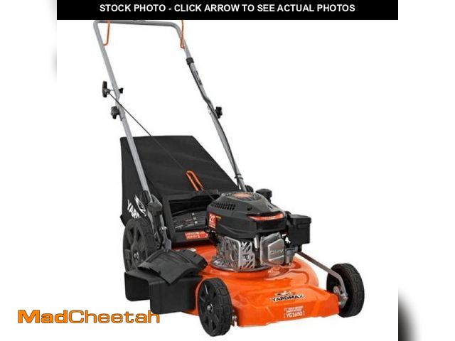 Lot 74-12193297 - YARDMAX 21 in. 170cc 3-in-1 Gas Walk Behind Push Lawn Mower with High Rear Wheels - UNUSED