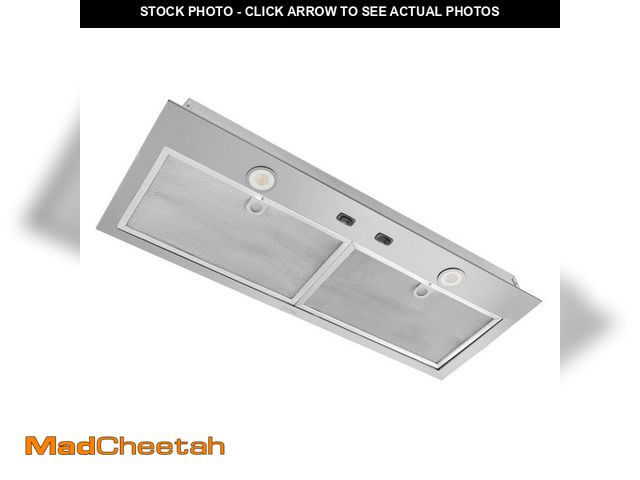 Lot 74-12591824 - Broan-NuTone 30 in. 300 Max Blower CFM Built-In Powerpack Insert for Custom Range Hoods with LED Lig...